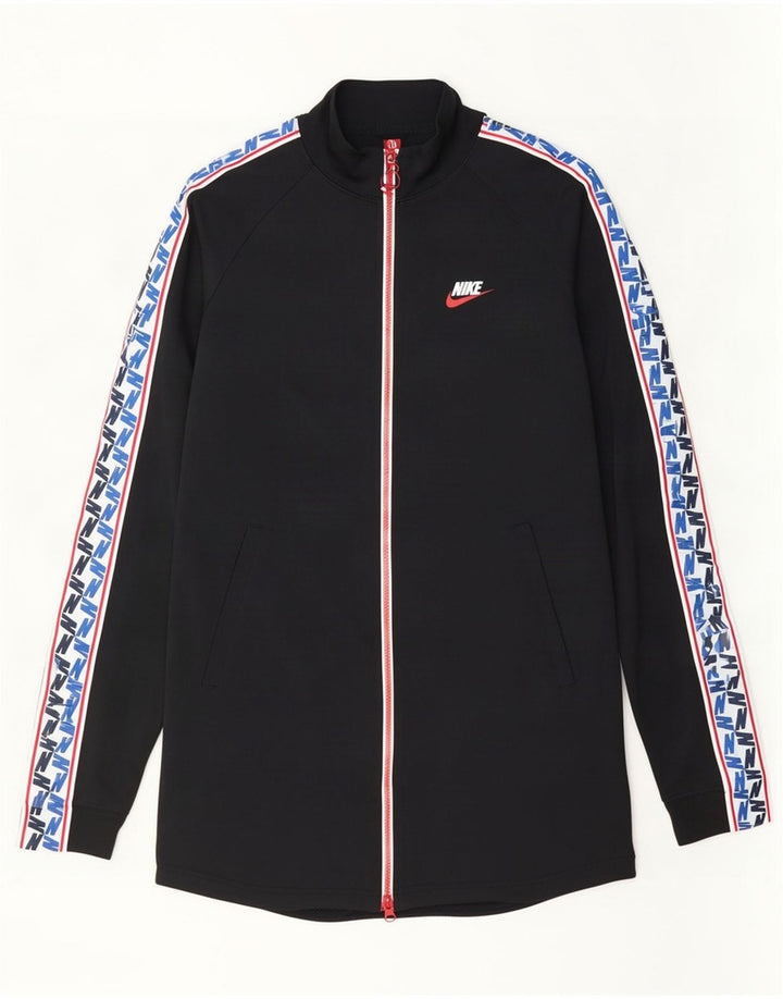Nike Veste de survêtement graphique pour homme Taille S en polyester color block noir
