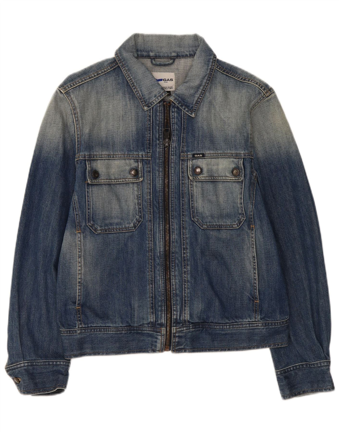 Gas Herre denimjakke UK 38 Medium Blue