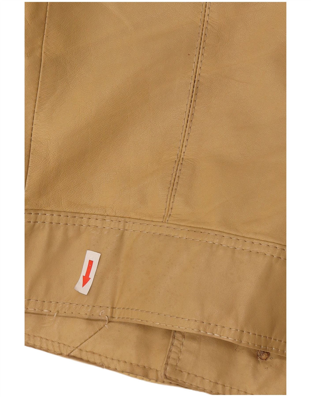 Vintage Womens Bomber Jacket UK 10 Small Beige