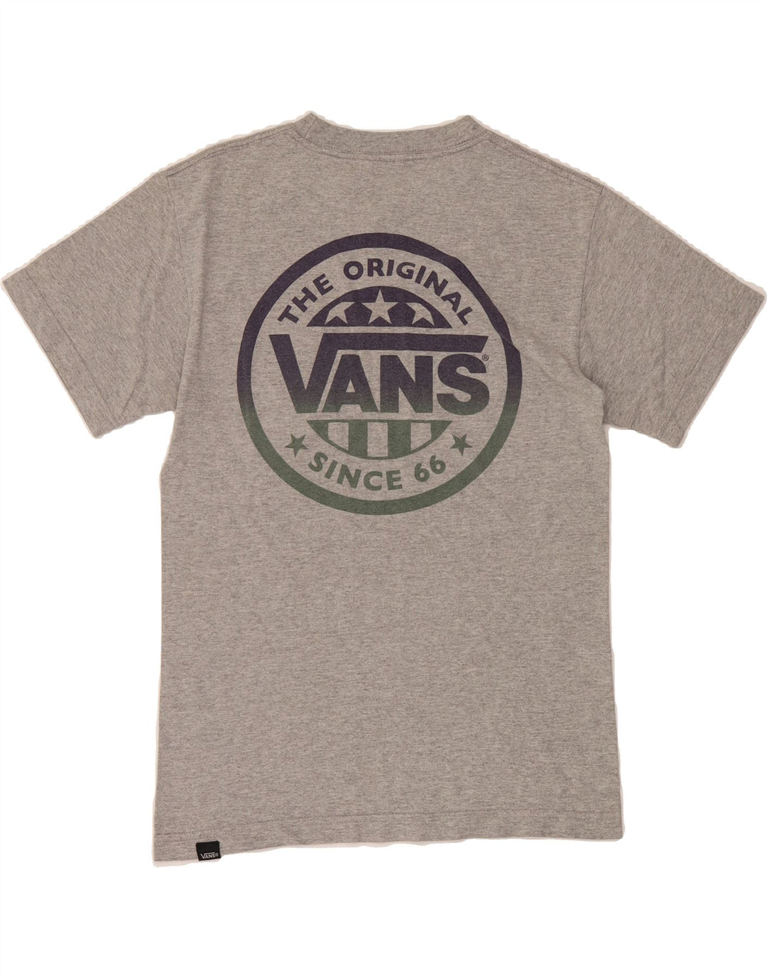 VANS Mens Graphic T-Shirt Top Small Grey Cotton Vintage Vans and Second-Hand Vans from Messina Hembry 