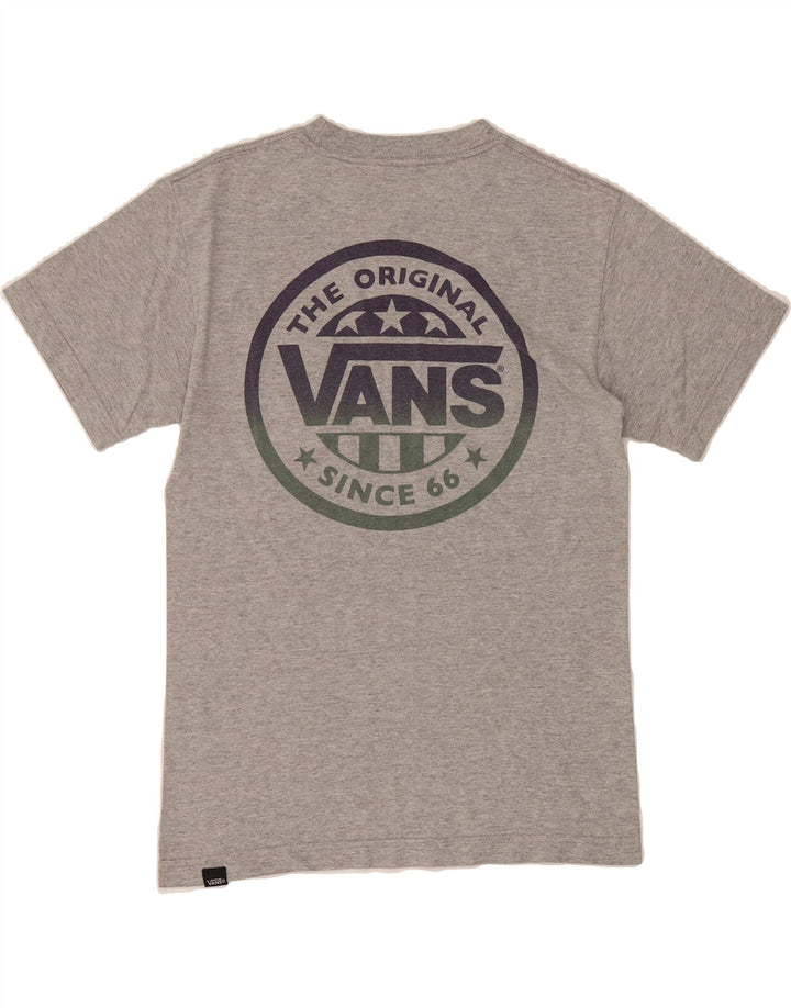 VANS Mens Graphic T-Shirt Top Small Grey Cotton Vintage Vans and Second-Hand Vans from Messina Hembry 