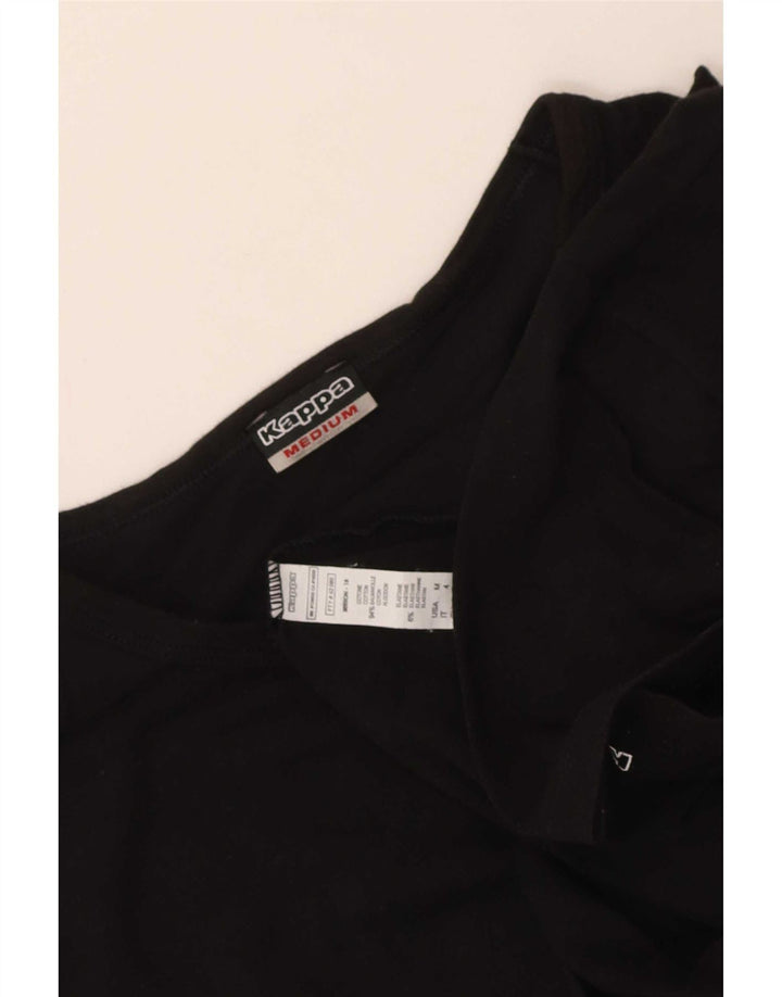 T-shirt uomo Kappa Top media in cotone nero