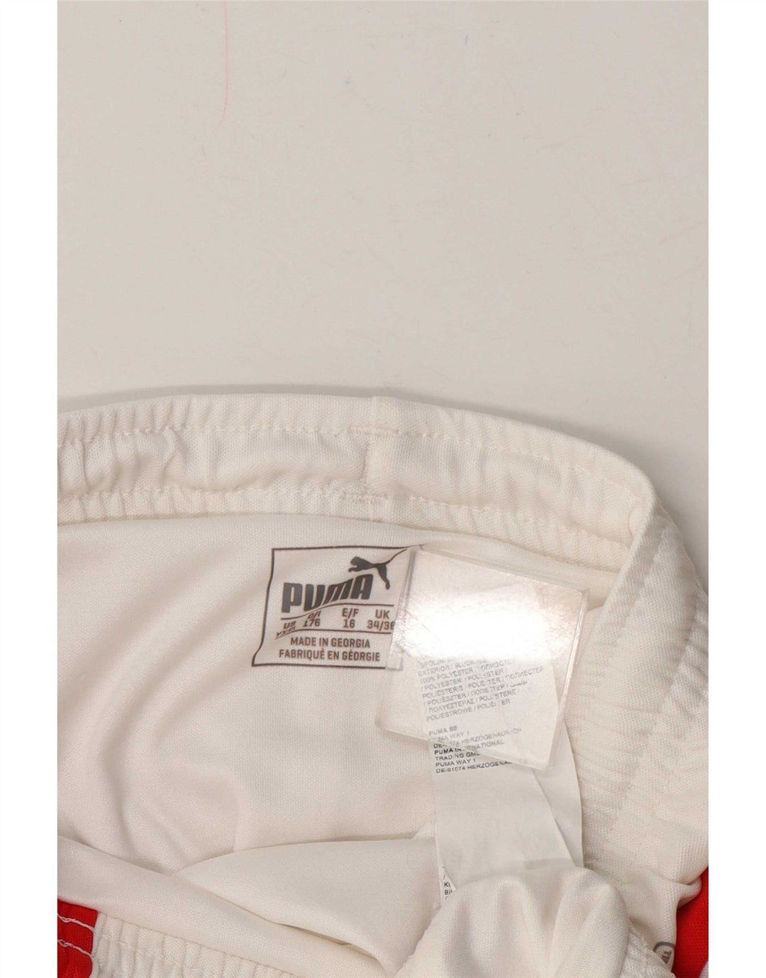 Puma Boys Sport Shorts 15-16 Years White Colourblock Polyester