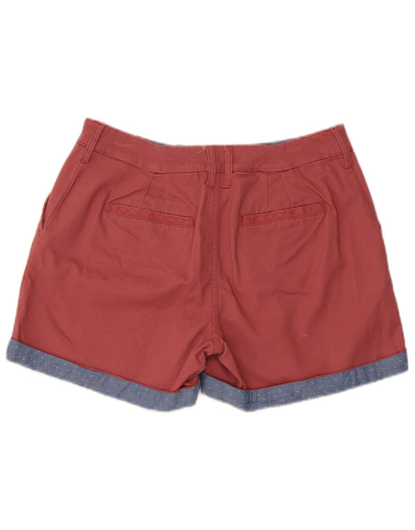 White Stuff Womens Regular Chino Shorts UK 10 Small W30 Red Bomuld