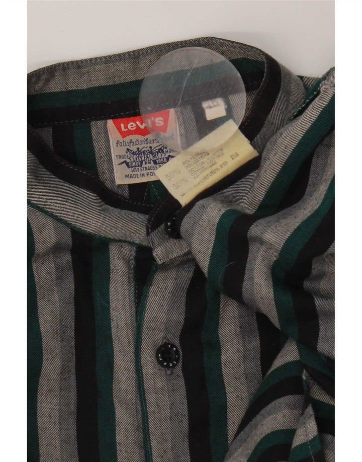 Pulôver masculino Levi's tamanho 40 poliéster listrado multicolorido médio