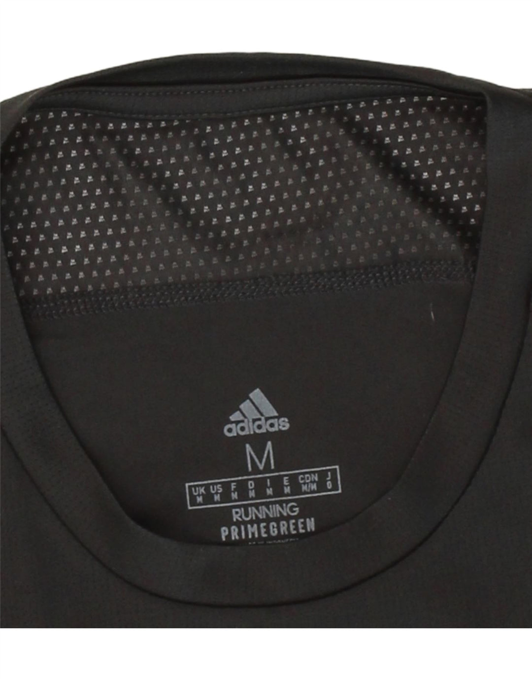 ADIDAS Mens T-Shirt Top Medium Black Polyester Vintage Adidas and Second-Hand Adidas from Messina Hembry 