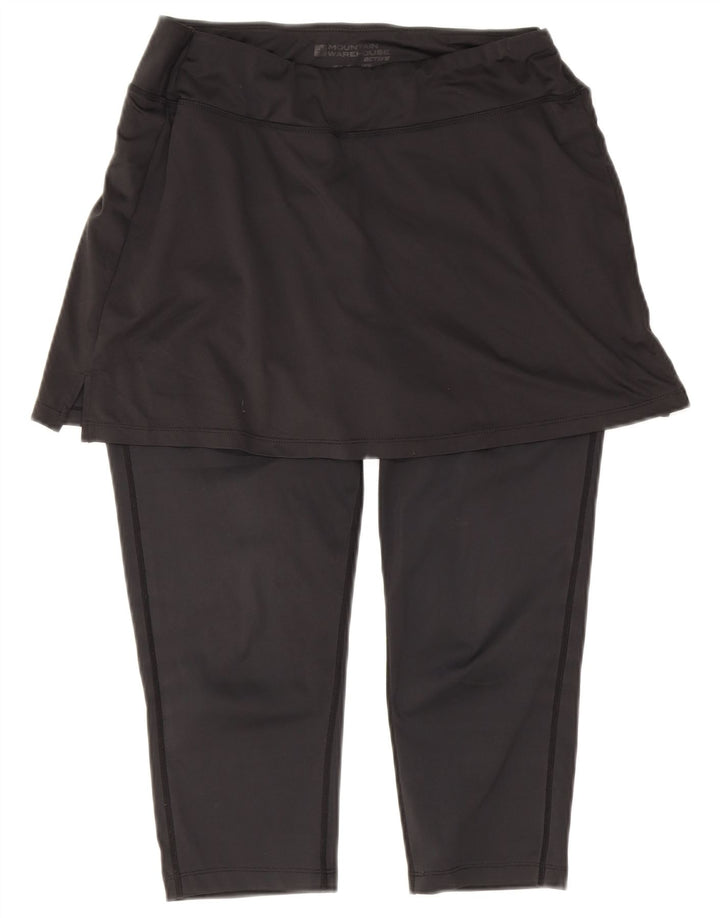 Mountain Warehouse Dame Capri Leggings UK 14 Large Black Polyester