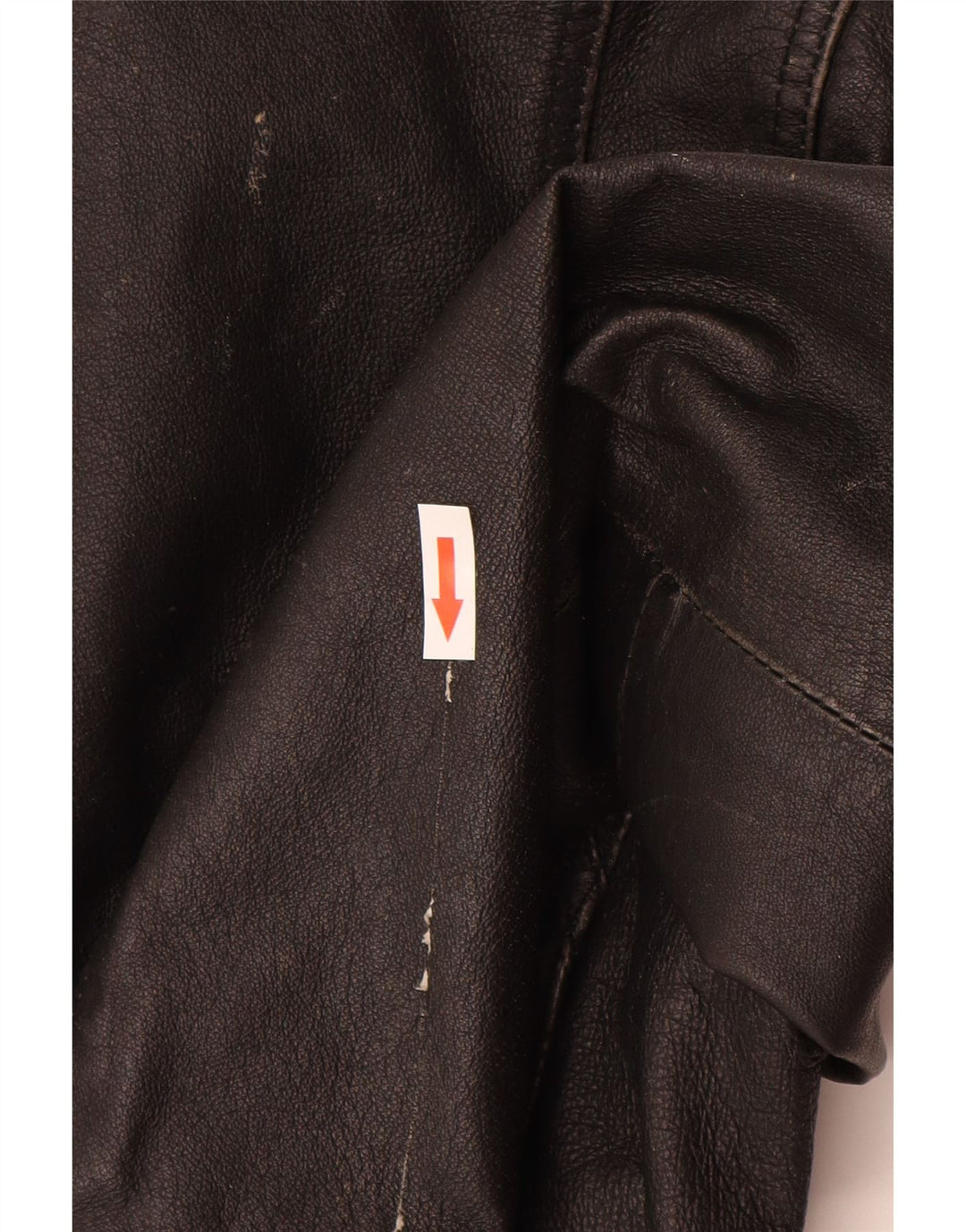 veste en cuir femme vintage UK 10 Petit cuir noir