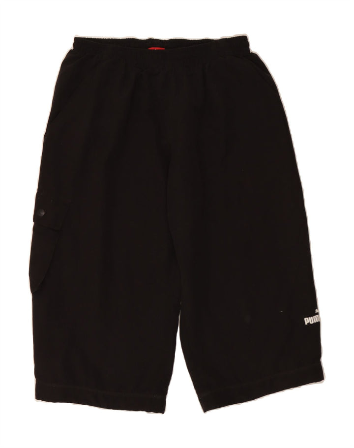 PUMA Mens Bermuda Sport Shorts Medium Black Vintage Puma and Second-Hand Puma from Messina Hembry 