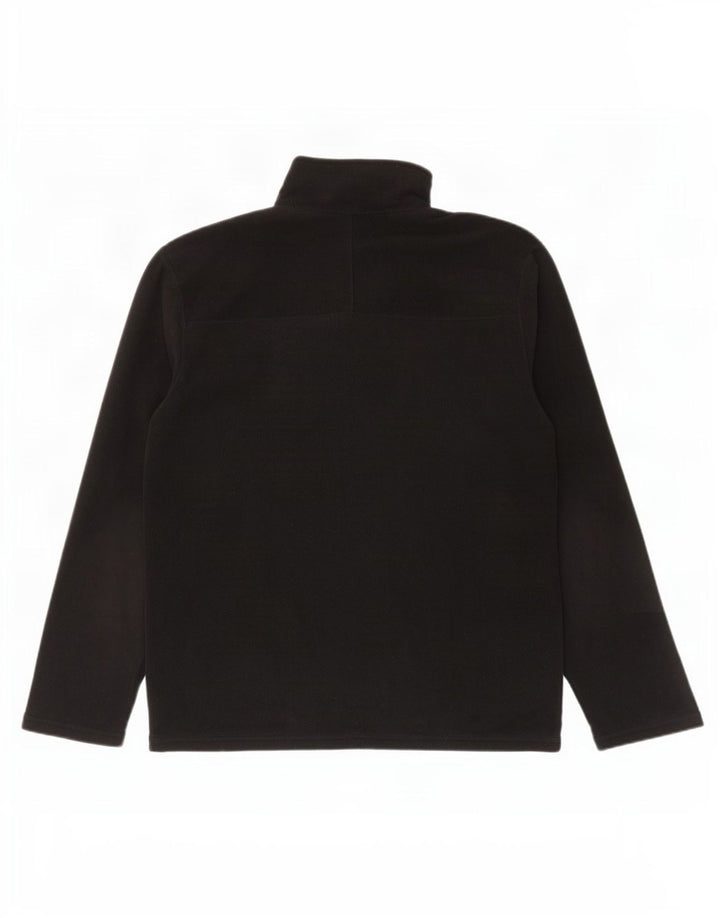 Maglione in pile da uomo The North Face con zip e collo in poliestere nero medio