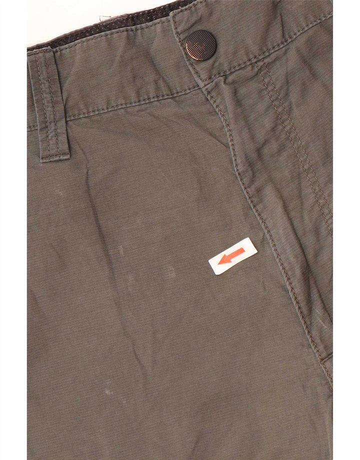 Marks & Spencer Mens Cargo Shorts W34 Large Khaki Cotton