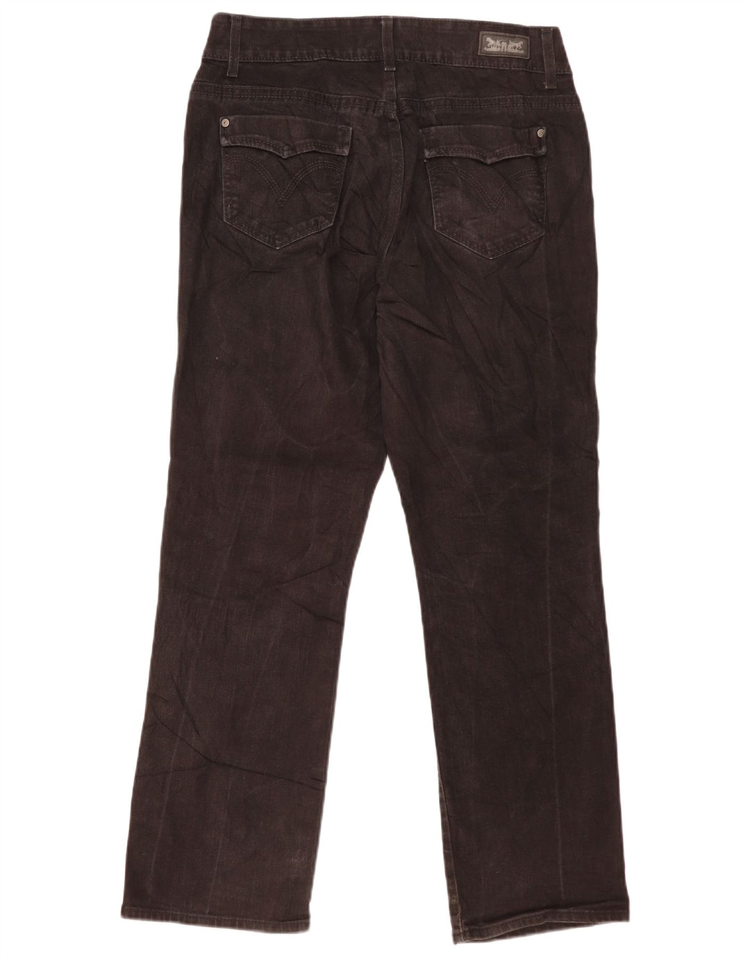 Jeans dritti da donna Levi's US 14 Large W32 L30 neri