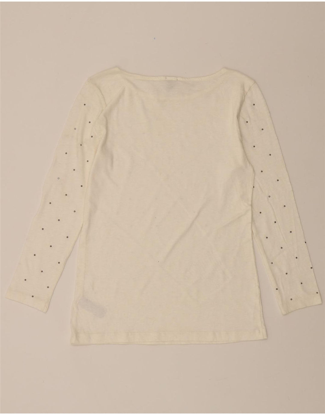 J. CREW Womens Top Long Sleeve UK 12 Medium White Cotton Vintage J. Crew and Second-Hand J. Crew from Messina Hembry 