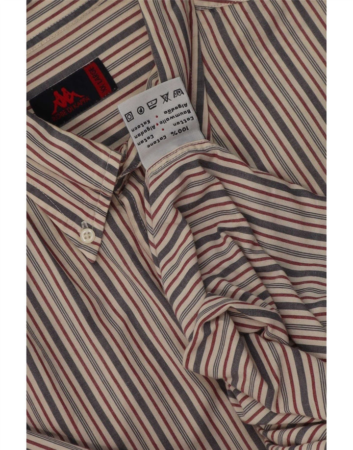 Kappa Chemise Homme 2XL Coton Rayé Multicolore