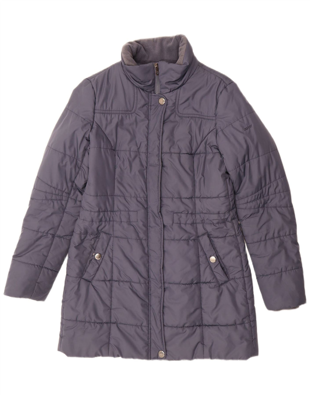 Esprit Womens Padded Coat UK 12 Medium Navy Blue