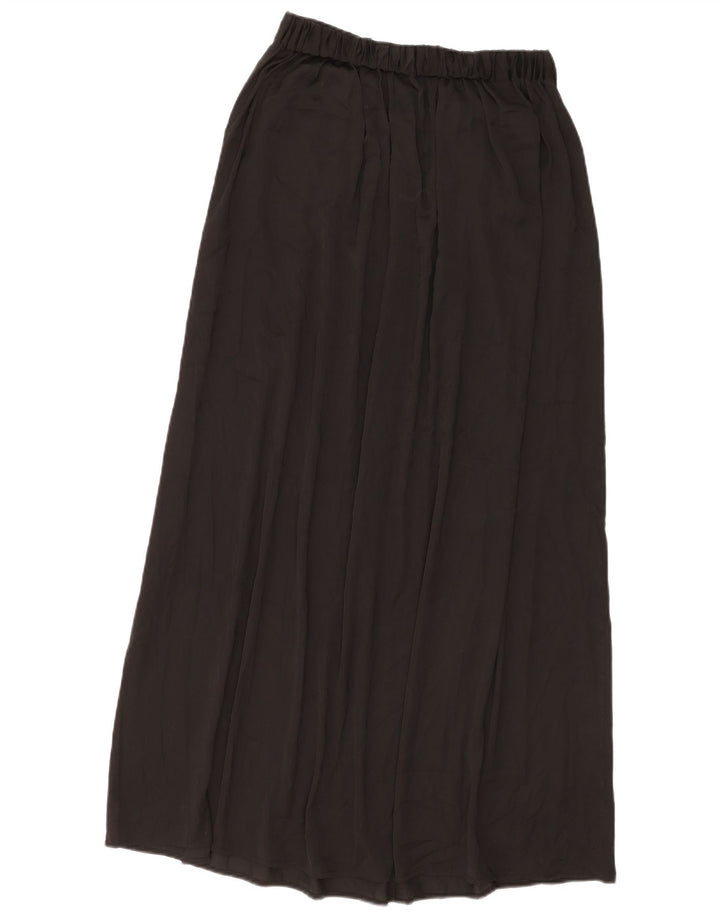 Gonna lunga plissettata ZARA da donna media W28 nera