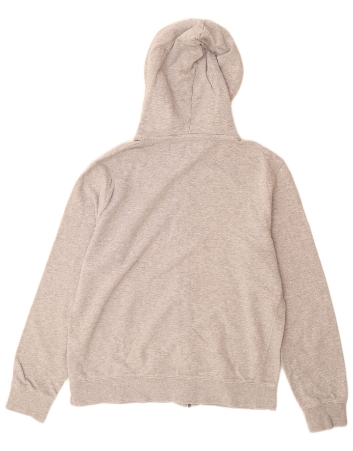 Marks & Spencer Mens Zip Hoodie Sweater Medium Grey Flecked Cotton
