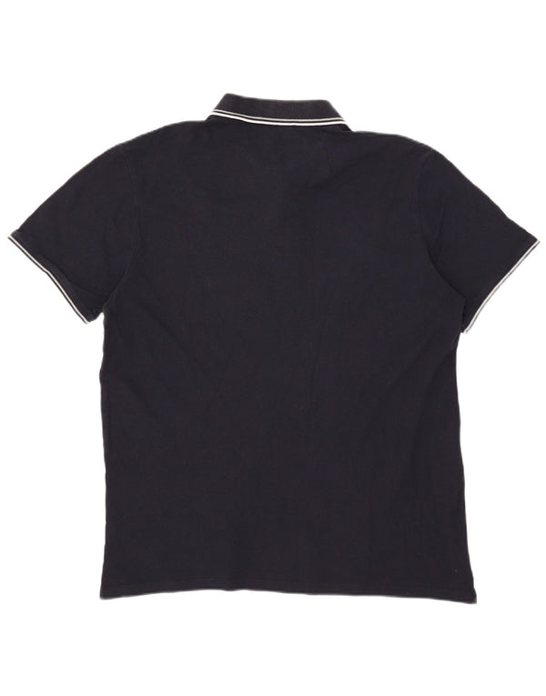 Champion Polo para hombre 2XL Azul Marino Rayas