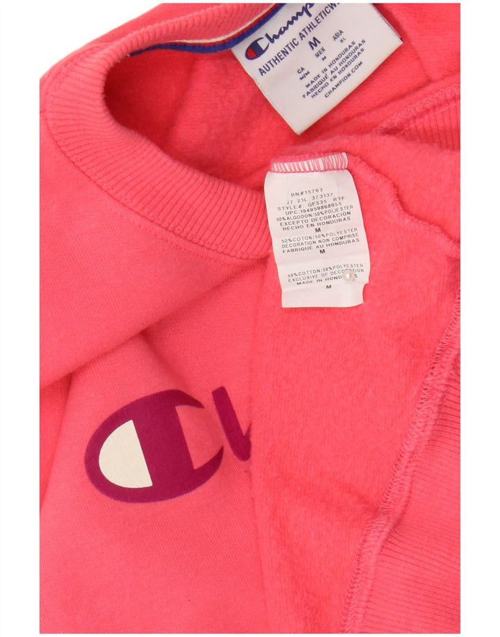 Felpa oversize con grafica da donna Champion UK 14 Rosa medio