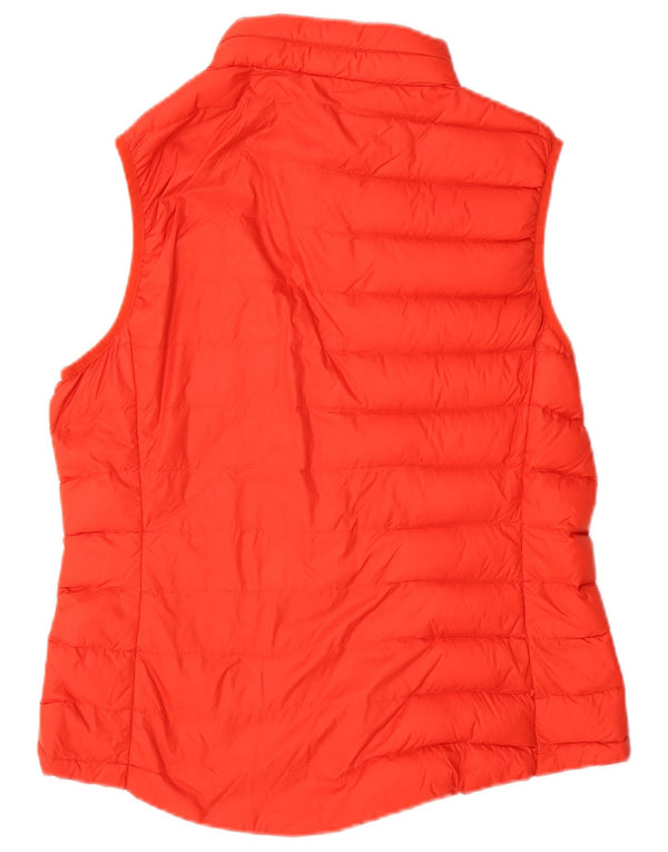 Marks & Spencer Dame Hætte Polstret Gilet UK 12 Medium Rød Polyamid