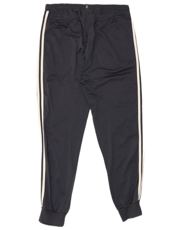 Adidas Pantalon de survêtement pour homme UK 42/44 Large Bleu marine Polyester