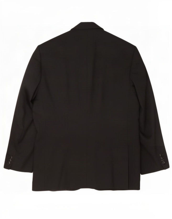 Blazer pentru bărbați Zara, cu 2 nasturi, UK 40 Lână mare neagră