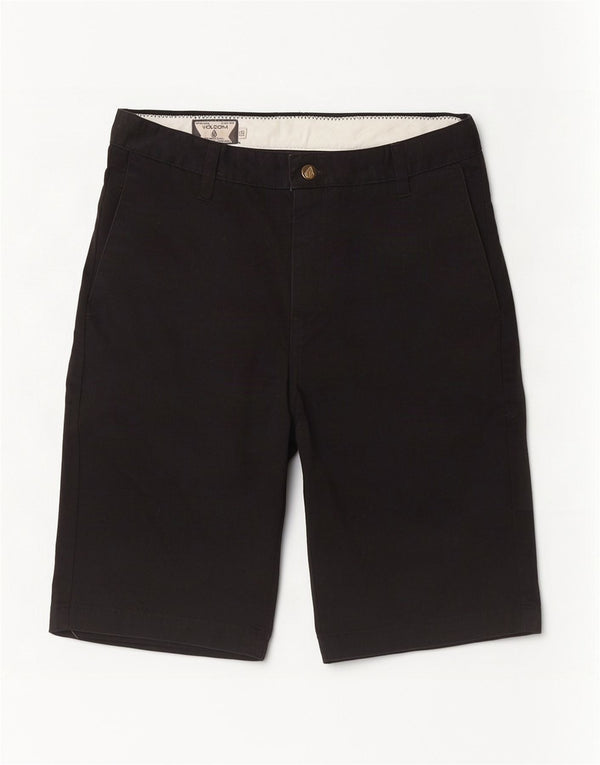 Pantaloncini chino da uomo Volcom W30 cotone nero medio