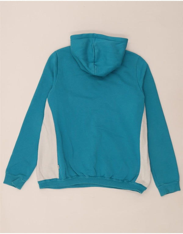 Puma Boys Graphic Hoodie Jumper 15-16 Years  Blue Colourblock