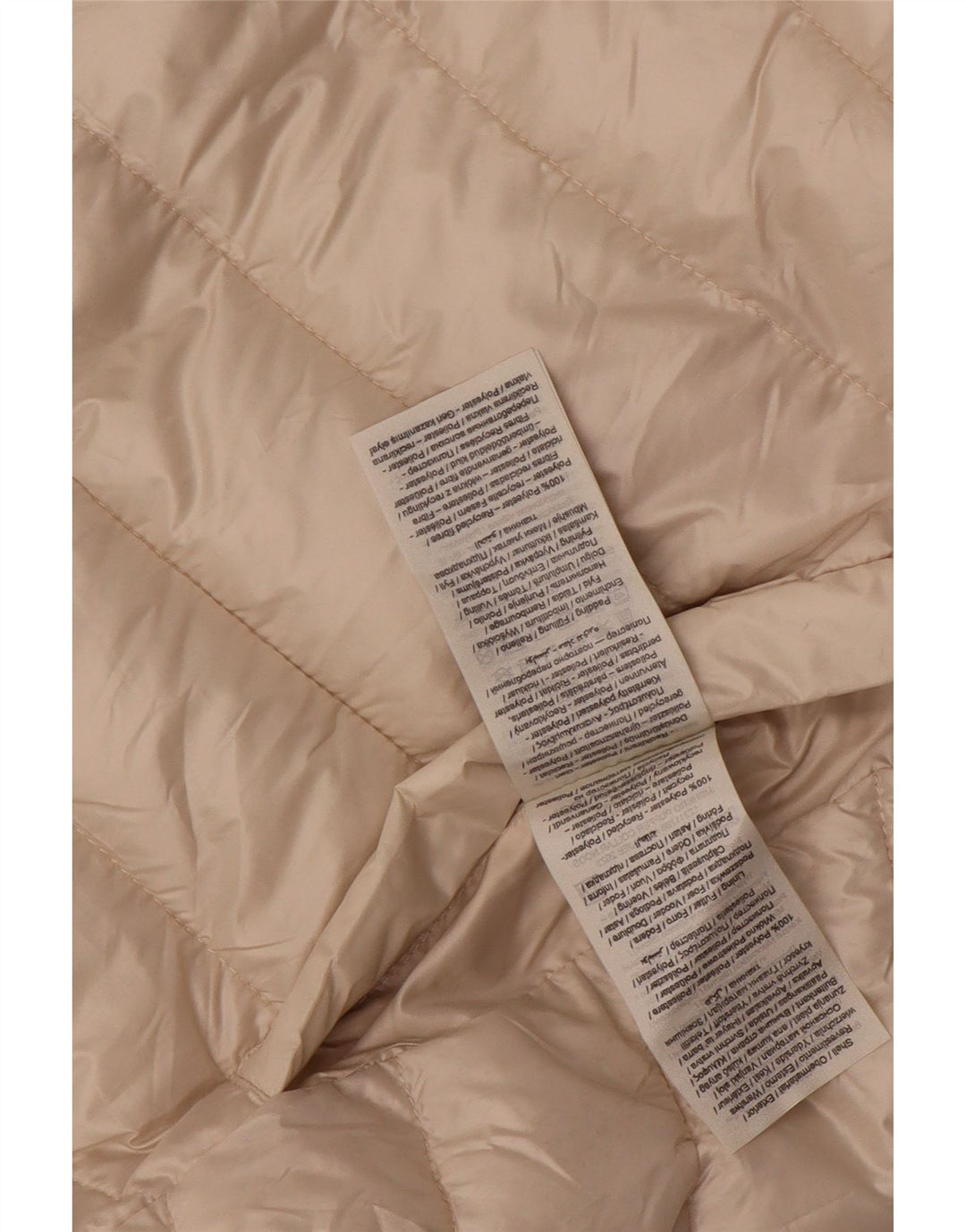 Jack & Jones Mens Padded Jacket UK 44 2XL Beige Polyester