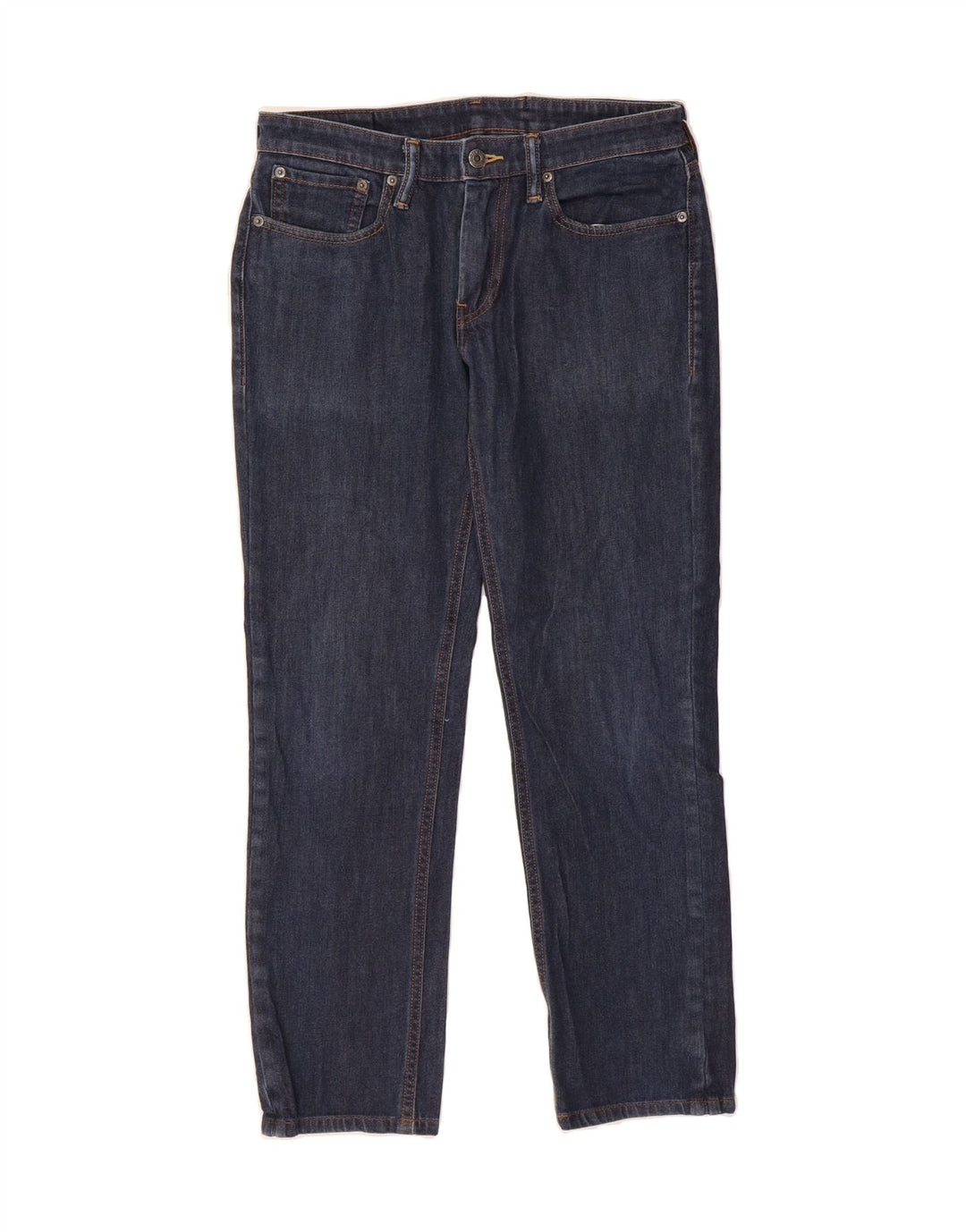 LEVI'S Mens Straight Jeans W31 L28 Navy Blue Cotton Vintage Levi's and Second-Hand Levi's from Messina Hembry 