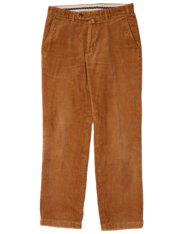 Gant Mens Regular Straight Corduroy Trousers IT 46 Small W30 L30 Brown