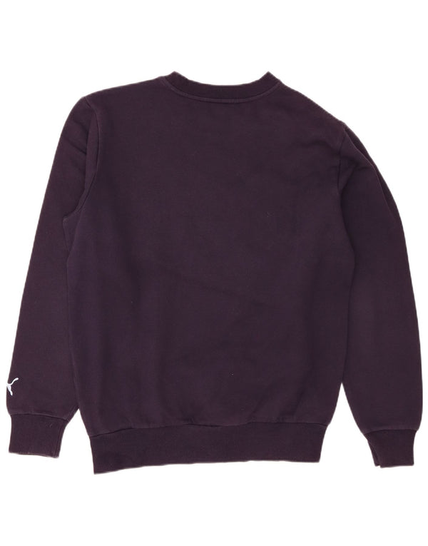 Ανδρικό γραφικό φούτερ Puma Jumper Small Navy Blue βαμβακερό