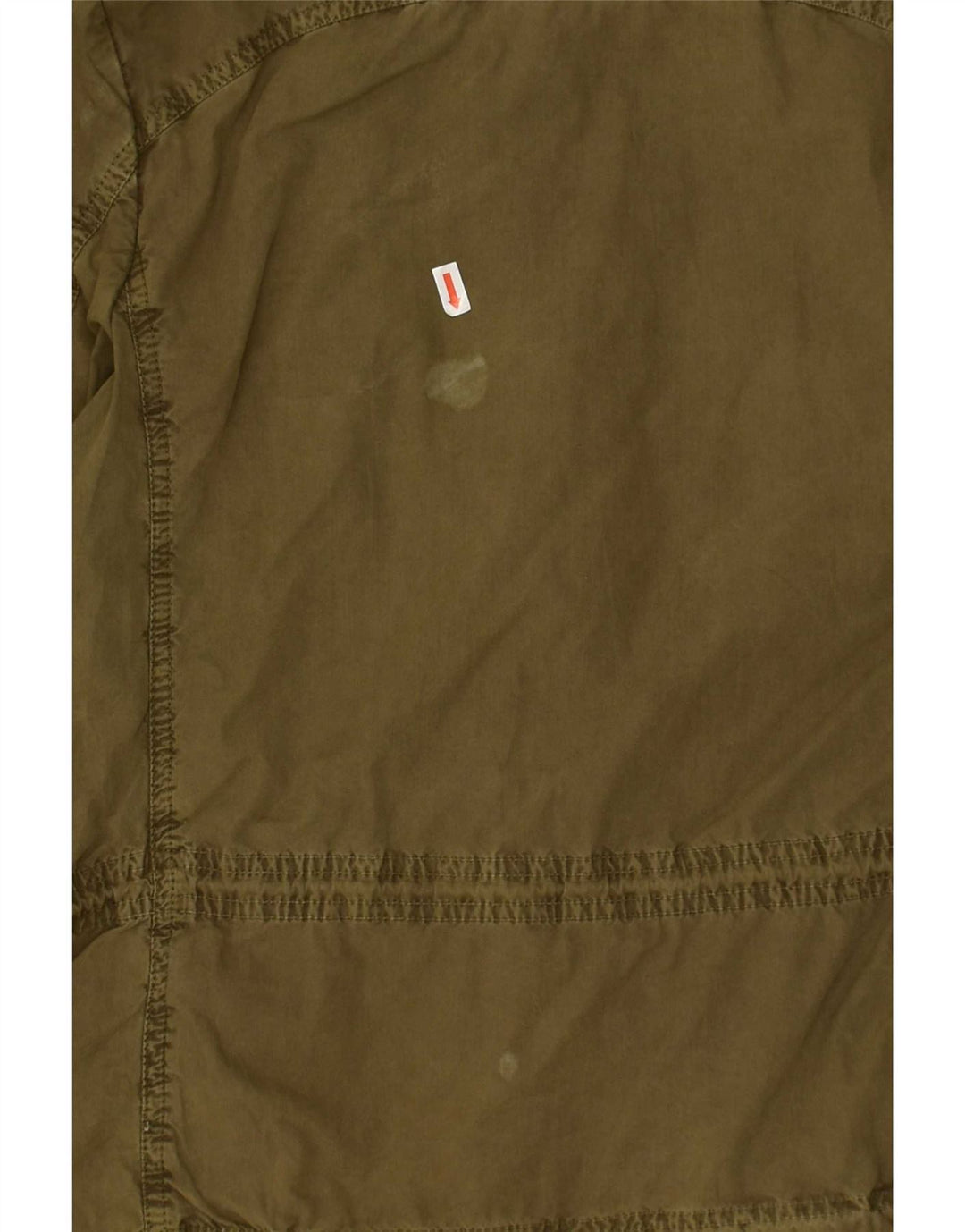 GAUDI Womens Utility Jacket IT 42 Medium Khaki Cotton Vintage Gaudi and Second-Hand Gaudi from Messina Hembry 