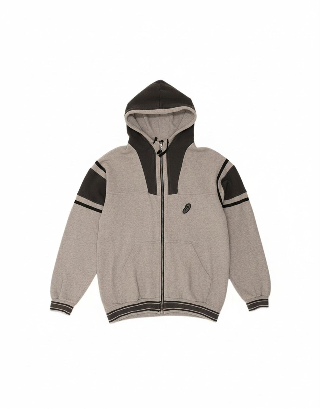 Mens Zip Hoodie Sweater Medium Vintage Asics and Second-Hand Asics from Messina Hembry 