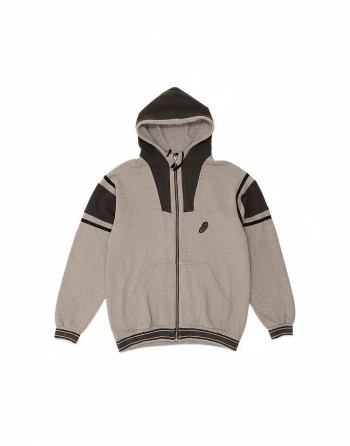 Mens Zip Hoodie Sweater Medium Vintage Asics and Second-Hand Asics from Messina Hembry 
