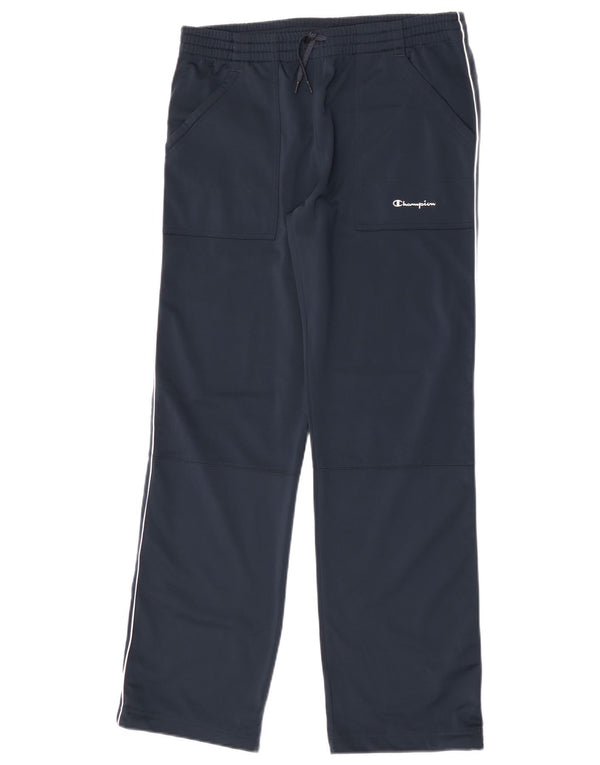 Champion Boys Tracksuit Trousers 13-14 Years XL Navy Blue Polyester