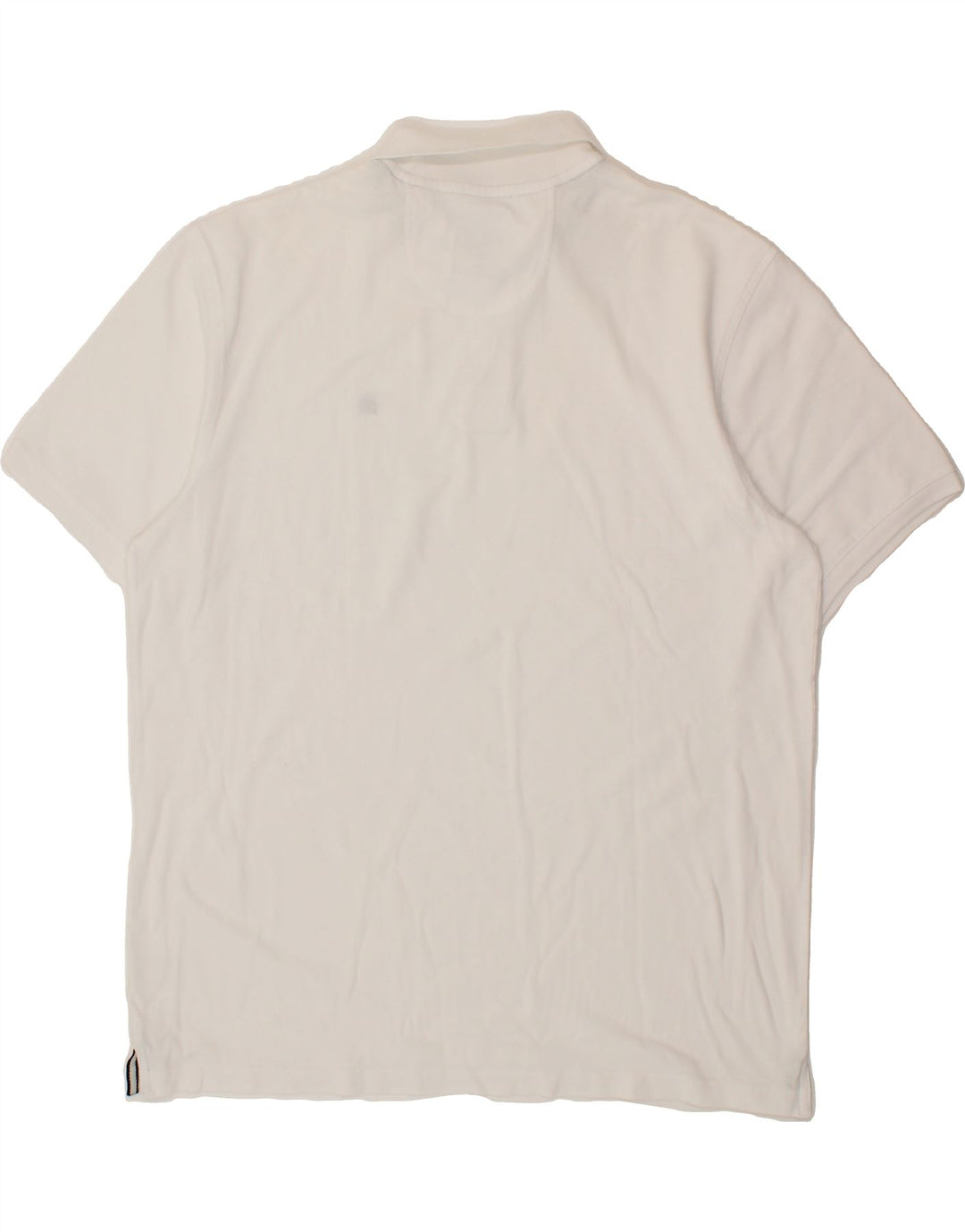 LERROS Mens Polo Shirt 2XL White Cotton Vintage Lerros and Second-Hand Lerros from Messina Hembry 