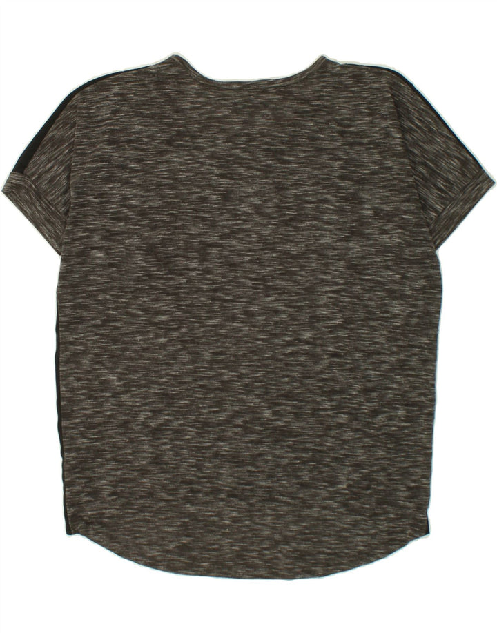 MOSSIMO Womens T-Shirt Top UK 16 Large Grey Colourblock Polyester Vintage Mossimo and Second-Hand Mossimo from Messina Hembry 