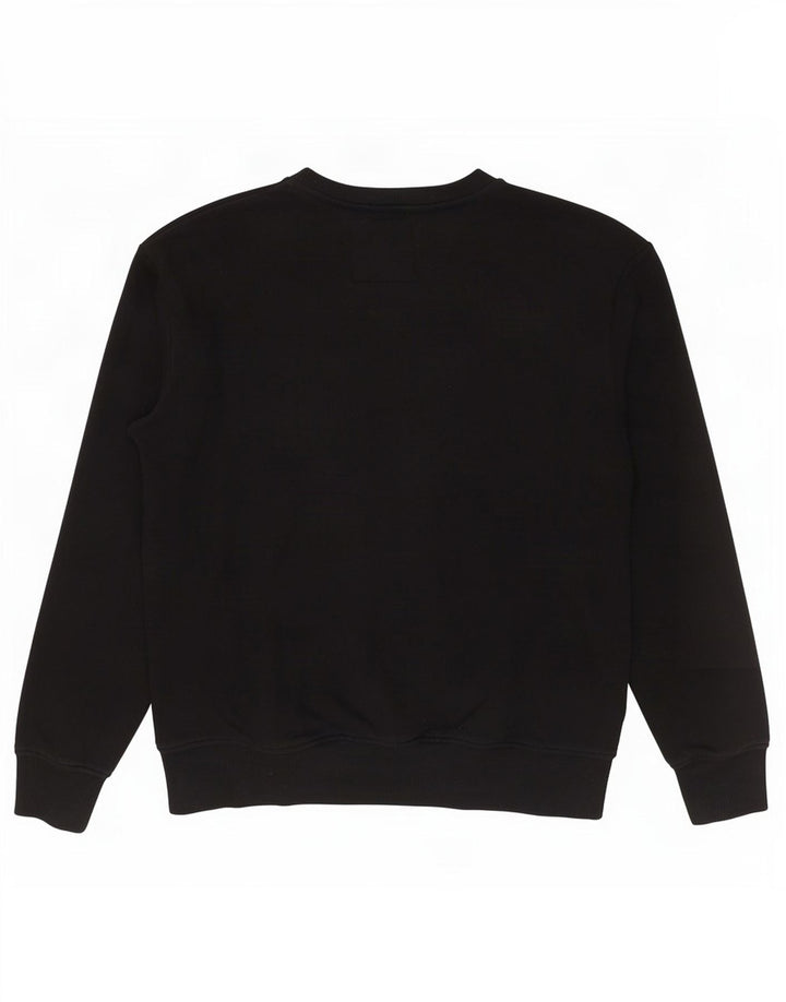 G-Star Herren-Sweatshirt mit Grafik, groß, aus schwarzer Baumwolle