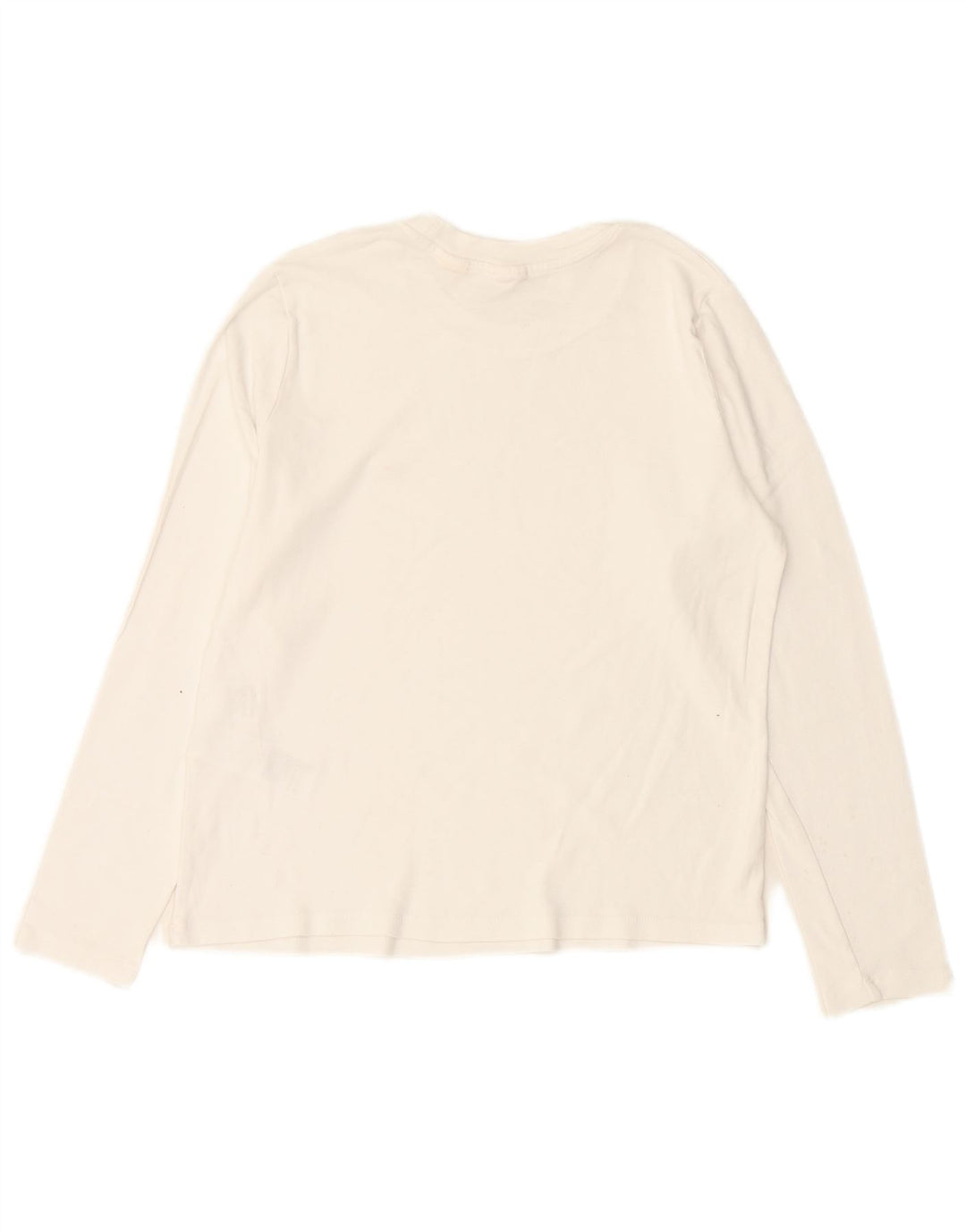 LEVI'S Top feminino manga comprida UK 18 XL algodão branco