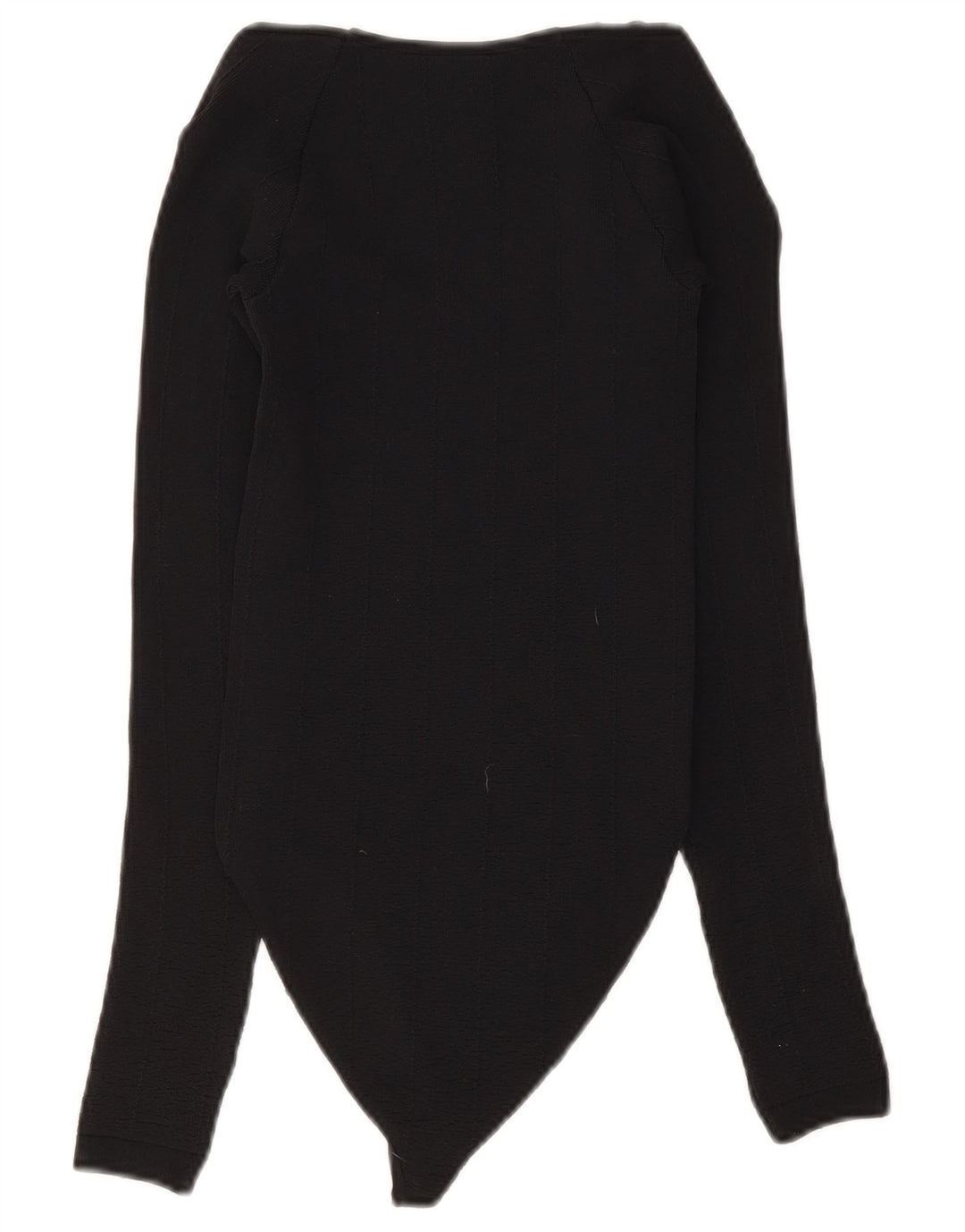 Zara Womens Long Sleeve Bodysuit UK 4 XS Black Polyamide