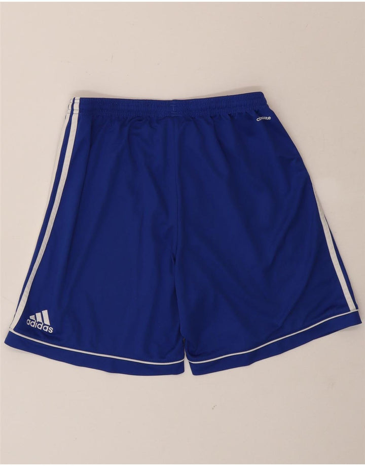 ADIDAS Mens Climalite Sport Shorts Large Blue Polyester Vintage Adidas and Second-Hand Adidas from Messina Hembry 