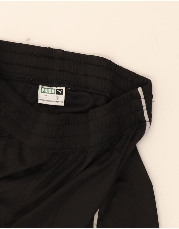 PUMA Boys Graphic Sport Shorts 4-5 Years Black Vintage Puma and Second-Hand Puma from Messina Hembry 