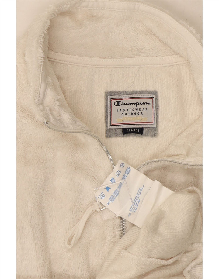 Champion Damen Fleecejacke UK 18 XL Weiß Polyester