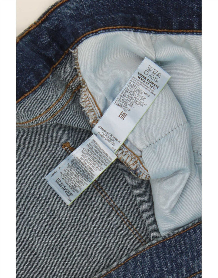 Marks & Spencer Mens Straight Jeans W50 L29 Blue Cotton