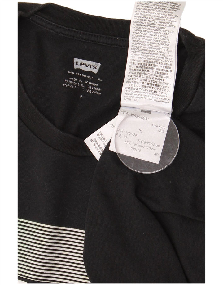 Levi's Herre grafisk T-shirt top mellem sort bomuld