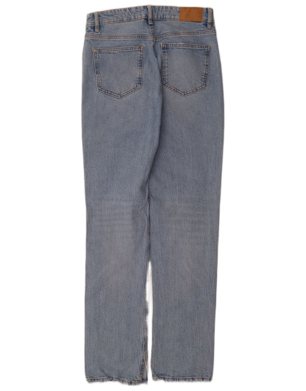 Zara Jeans Rectos Mujer EU 38 Small W28 L32 Algodón Azul