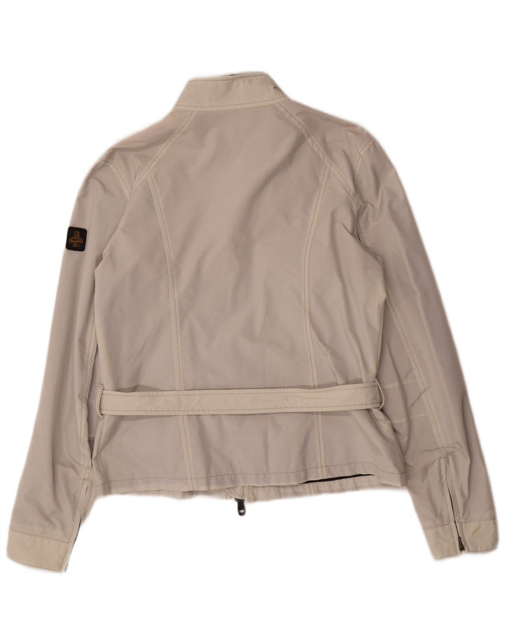 Refrigiwear Womens Rain Jacket IT 46 Large White Nylon