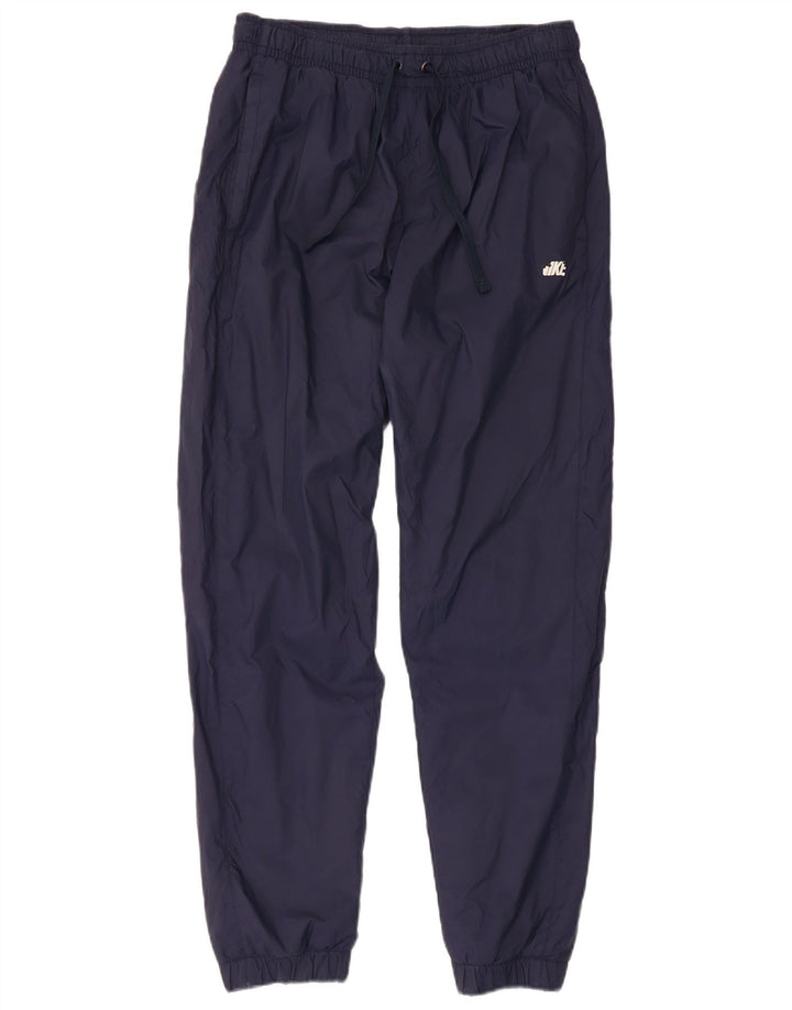Nike Mens Tracksuit Trousers Joggers Small  Navy Blue Nylon