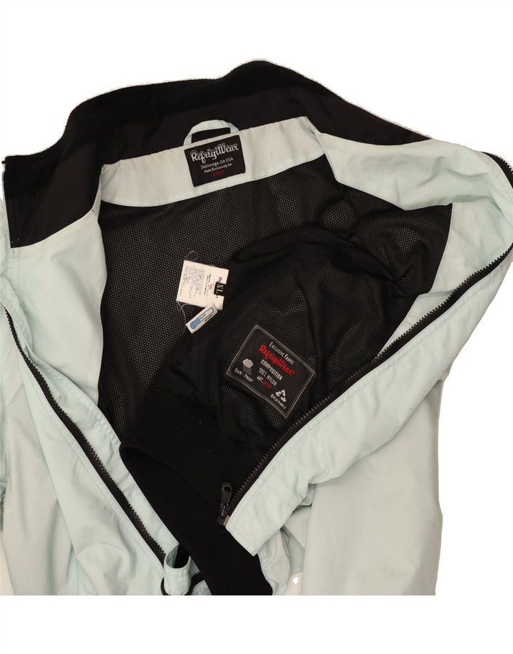 REFRIGIWEAR Mens Bomber Jacket UK 42 XL Grey Polyamide Vintage Refrigiwear and Second-Hand Refrigiwear from Messina Hembry 